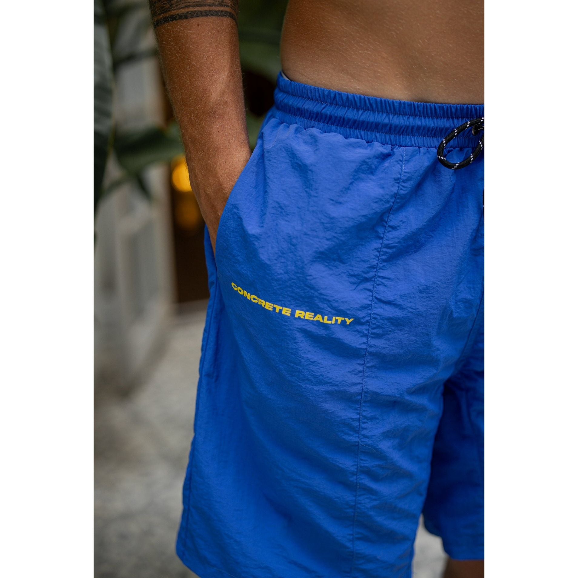 Blue “Trunk” Shorts