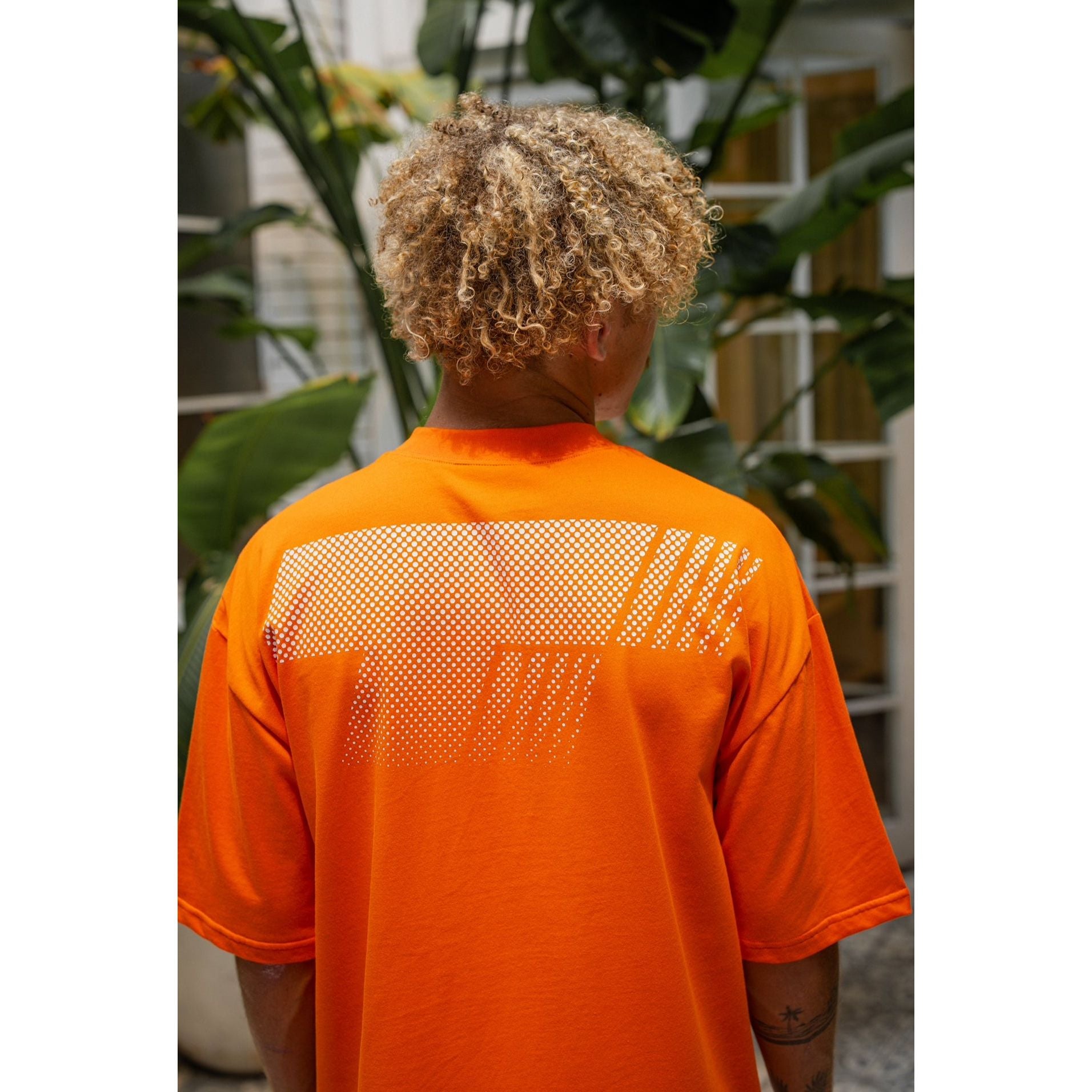 Orange “Principle” T-Shirt