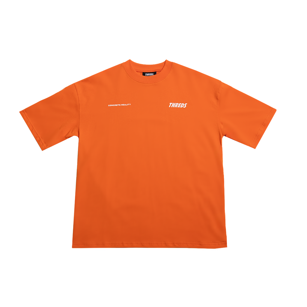 Orange “Principle” T-Shirt